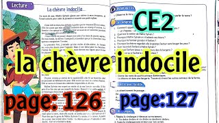 lecture  la chèvre indocile le trésor des mots Ce2 page 126127 avec je comprends du texte [upl. by Redd]