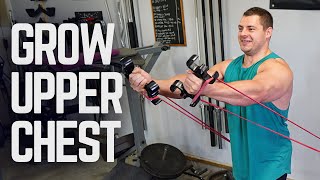 Build Your Upper Chest with Bands  Top 3 Upper Chest Exercises [upl. by Akimahc215]