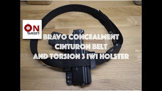 Bravo Concealment Cinturon Belt and Torsion 3 IBW Holster [upl. by Iddet]