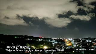 【LIVE ・台風10号接近中】 桜島ライブカメラ（噴火・雲海・朝焼け） live camera volcanoSakurajimaAira KagoshimaJapan [upl. by Alomeda]