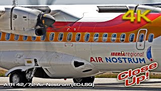 ATR 4272 Air Nostrum ECLSQ Valencia Pilar Onboard [upl. by Zwick]