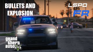 Bullets and Explosion Jake Justice  Ep 36  Gang Unit  Lspdfr Mod  GTA5  lspdfr [upl. by Treiber]