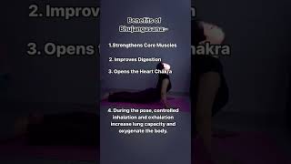 Benefits of Bhujangasanacobra pose workoutathome bhujangasana yoga workoutyoga exercise [upl. by Ojahtnamas]