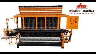 AUTOMATIC HEXAGONAL NETTING MACHINE MODEL ADG3 3MM [upl. by Anitap794]