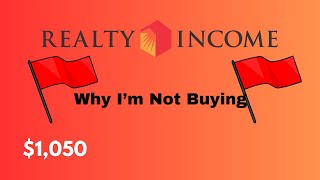 Realty Income Stock  O Why Im Not Buying  Ep5 [upl. by Wildon808]