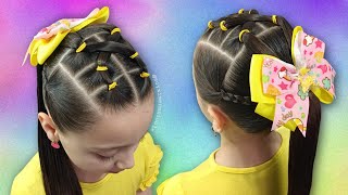 PEINADOS RAPIDOS PARA NIÑA l EASY BABY GIRLS HAIRSTYLES [upl. by Tirma]