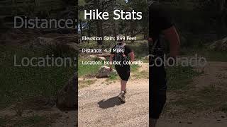 Bummers Rock Hike in Boulder Valley Canyon shorts travel outdoors [upl. by Held]