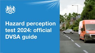 Hazard perception test 2024 official DVSA guide [upl. by Quinn77]