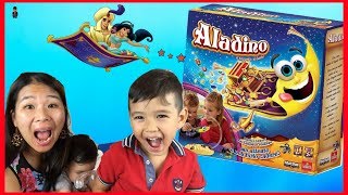 Aladdins Flying Carpet Game  ALADINO il TAPPETO VOLANTE  Fun Activity for Kid Ep 89 [upl. by Melina338]