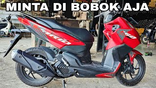 HONDA VARIO 160 MINTA DI BOBOK AJA KNALPOT STANDARNYA ASAL ADA SUARA BIAR GAK NGANTUK TARIKAN ENTENG [upl. by Horwitz952]