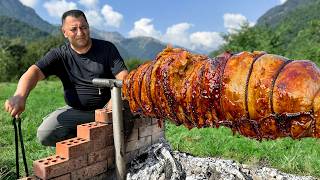 Outdoors Cooking the Perfect Meatloaf with Pineapples [upl. by Edelson]