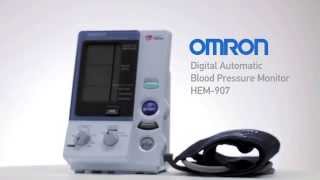 Omron Digital Automatic Blood Pressure Monitor HEM907 [upl. by Enoitna]