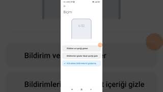 Xiaomi Telefonlarda Kilit Ekranı Bildirim Gizleme Nasıl Yapılır [upl. by Anawek177]