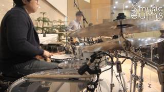 슬픈마음있는사람 김영진온누리 찬송가91장 드러머 엄주원 gretsch rn1 maple drum bosphorus cymbals axis a21 pedal [upl. by Yesdnyl]