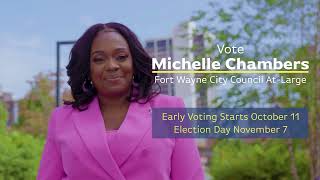 Reelect Councilwoman Michelle Chambers Fort Wayne City Council At Large [upl. by Xam]