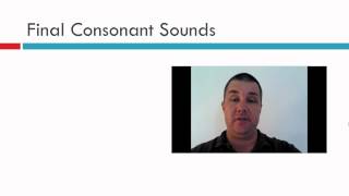 Improve English Pronunciation  Final Consonant Sounds [upl. by Dannon]