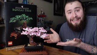 LEGO BONSAI TREE BUILD BOTANICAL COLLECTION REVIEW [upl. by Tnerual]