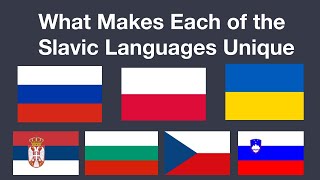 What Makes Each of the Slavic Languages Unique Russian Polish Ukrainian and more [upl. by Burt]