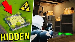 NEW Secret Hidden NUCLEAR LOOT BUNKER Fortnite Battle Royale [upl. by Lime31]