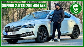 Cea mai LUXOASĂ PUTERNICĂ și RAPIDĂ SKODA SUPERB 20 TSI 280 CP 4x4 DSG LAURIN amp KLEMENT [upl. by Riba]