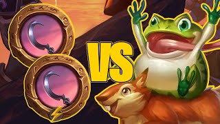 Our Double Butchering Vs All The Leapfrog Players  Dogdog Hearthstone Battlegrounds [upl. by Enyala639]