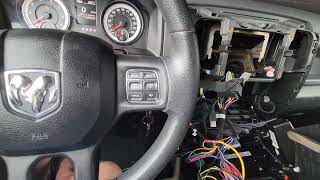 4th Gen Ram Alpine radio install and parking brake bypass [upl. by Jeromy760]