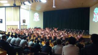 Rathkeale College Interhouse Haka competition [upl. by Llemmart]