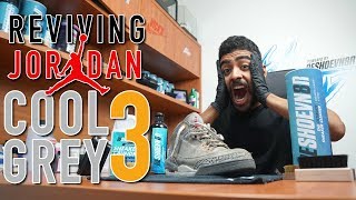 Air Jordan Cool Grey 3 Full Restoration [upl. by Skardol]