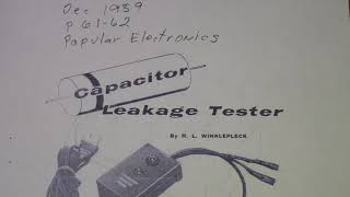 TTT339 New DIY Capacitor Tester [upl. by Anairda21]