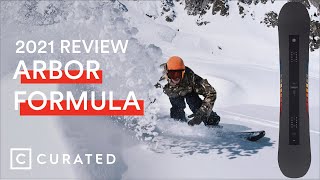 2021 Arbor Formula Camber Snowboard Review  Curated [upl. by Ophelie]