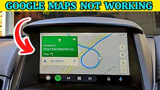 Google Maps Not Working My Android Car Stereo CAR NAVIGATION NOT WORKING😱 [upl. by Lobell]