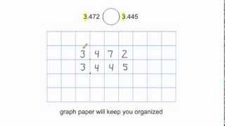 Lesson 33 Compare and Order Decimal Numbers [upl. by Khalin5]