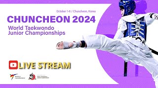 Day 4 SFF  Chuncheon 2024 World Taekwondo Junior Championship [upl. by Ayiak]