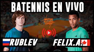 Andrey Rublev vs Felix Auger Aliassime Masters 1000 de Madrid  Final  Reacción en vivo [upl. by Aipmylo616]