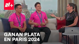 Osmar Olvera y Juan Celaya medallistas de plata mexicanos en París 2024  Despierta [upl. by Leone]