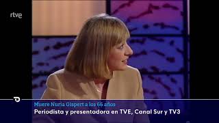 Adiós a Nuria Gispert TVE Telediario noche 131024 [upl. by Naerda]