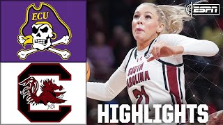 East Carolina Pirates vs South Carolina Gamecocks  Full Game Highlights  ESPN College Basketball [upl. by Nilyahs]