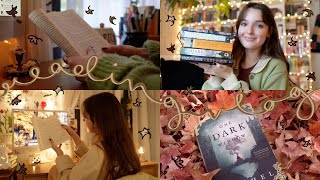 READING VLOG  reading four books cozy fall activities  a 24 hour readathon🍂 [upl. by Nirahs54]