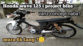 Honda wave 125i project bike  Vanz concept [upl. by Aihtela692]