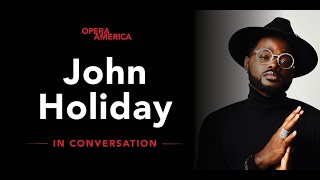 John Holiday in Conversation [upl. by Amek]