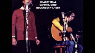 Simon amp Garfunkel  Bridge Over Troubled Water  Miami University 1969 Live audio [upl. by Lombardy]