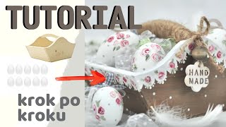 Pisanki w różyczki krok po kroku  DIY tutorial No 855 [upl. by Niwde974]