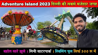 Adventure island Rohini 2023  Biggest adventure park in Delhi  Metro Walk Amusement park Rohini [upl. by Ikkim]