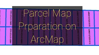 Parcel map Preparation on ArcGIS [upl. by Kit]