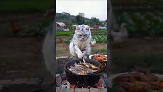 a Cats Life  Funny Fishing and Cooking [upl. by Ycrem]