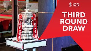 FA CUP 3RD ROUND DRAW LIVE STREAM HD [upl. by Hinckley]