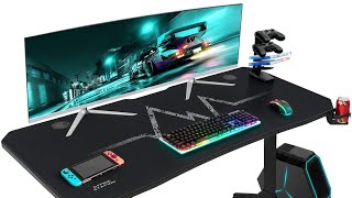 Eureka Z1S Gaming Desk Assembly Guide [upl. by Ydospahr434]