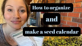 Seeding CALENDAR  seed packet STORAGE [upl. by Crescint430]