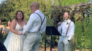 Funny Wedding Officiant Speech  THE ALEX COMEDY SPECIAL ft Lauren and Tim’s Wedding [upl. by Amalle520]