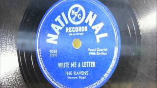 78 RPM The Ravens  Write Me A Letter [upl. by Sherye]